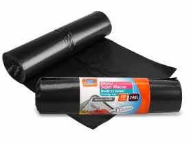 Worki na śmieci Prima 240 L LDPE czarne 10 szt. RAVI