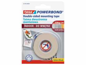 Taśma montażowa Powerbond do wnętrz, 1,5 m-19 mm TESA