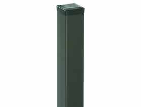 Słup gładki 100x100 mm - 2 m  ocynk+ral7016 struktura POLBRAM