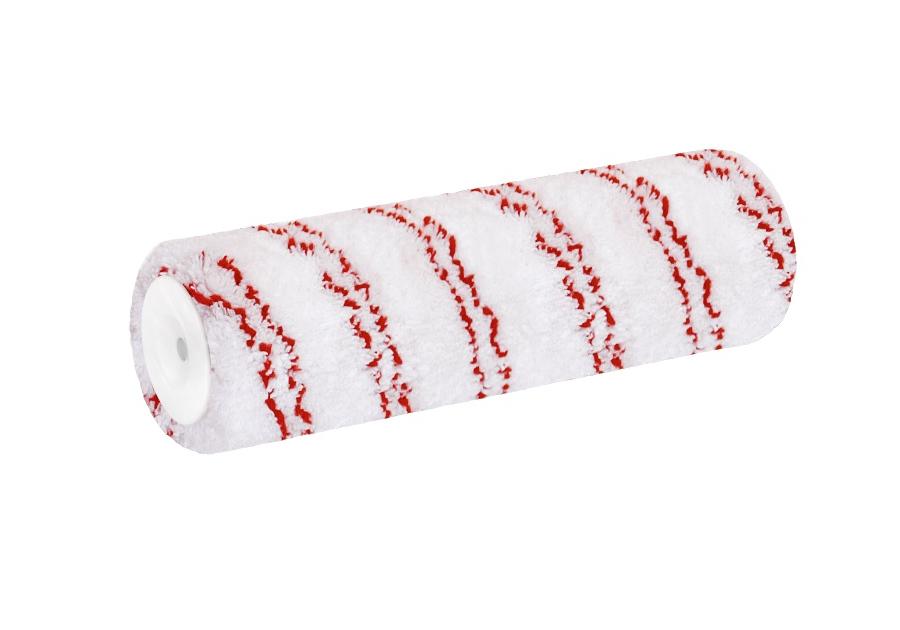 Wałek 18 cm, rdzeń 48, mikrofibra podwójny czerwony pasek COLOR EXPERT