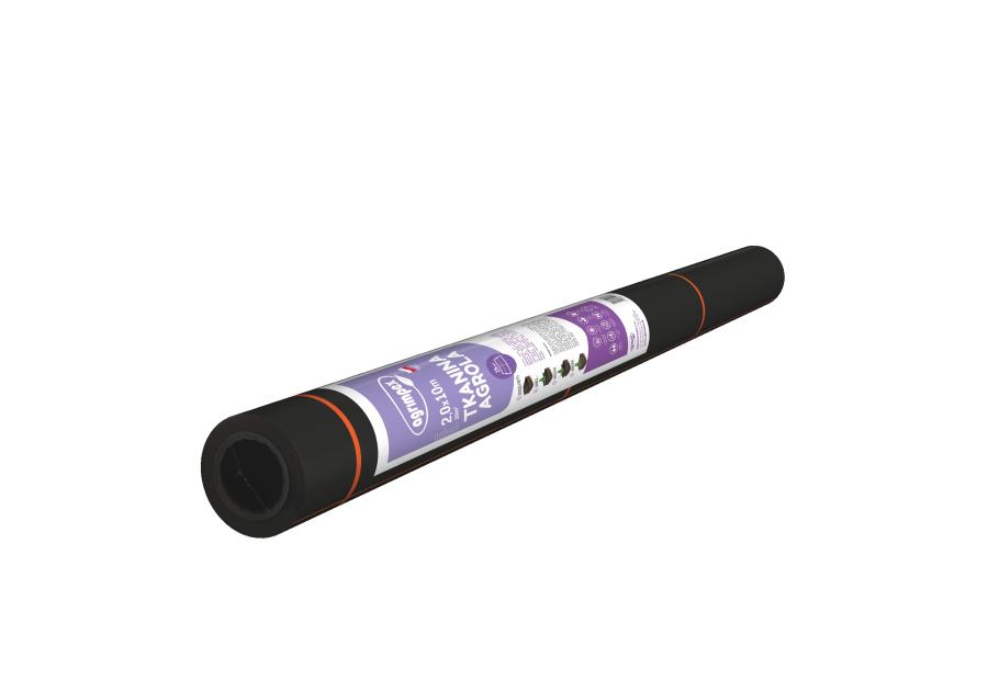 Tkanina ogrodnicza Agrola mini rolka czarna rozmiar 2x10 m AGRIMPEX