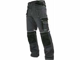Spodnie robocze Allround line szaro-czarne do pasa XL -56 STALCO PREMIUM