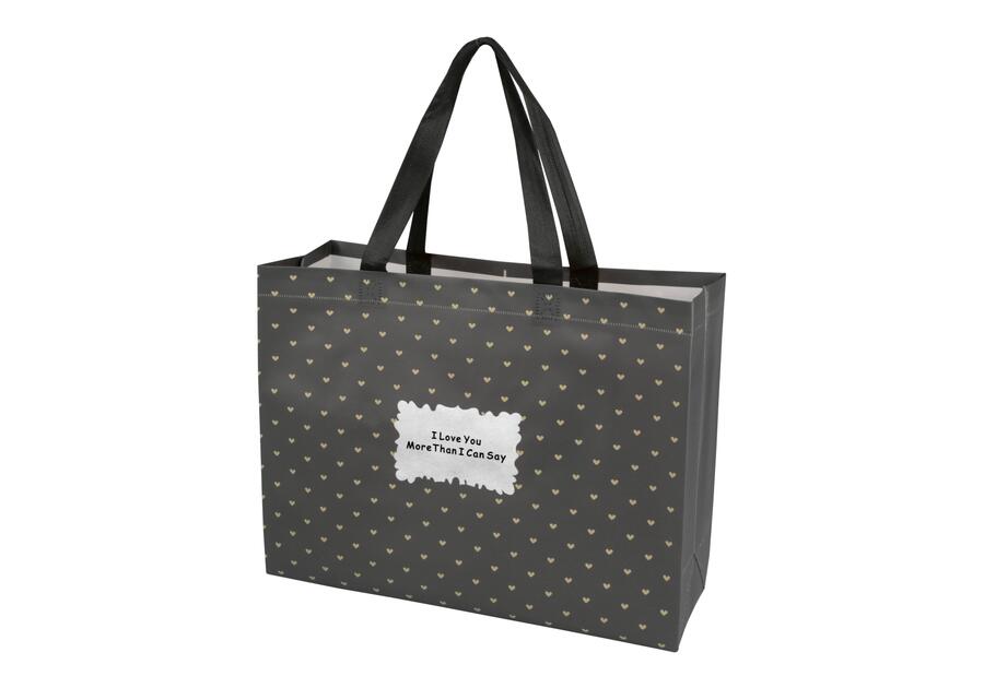 Torba na zakupy 38x28x12 cm Spring (grey) SIMPLE SOLUTIONS