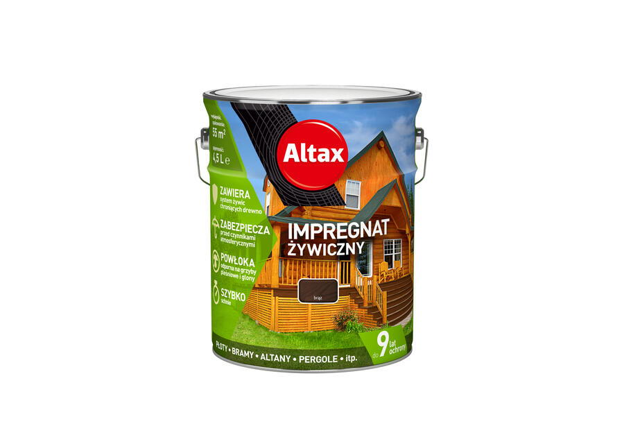Impregnat żywiczny 4,5 L L brąz ALTAX