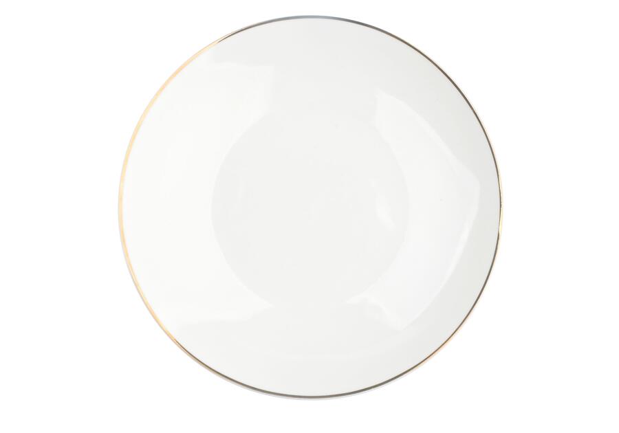 Talerz płytki 26 cm Bella Złota Linia kremowyowy ALTOMDESIGN