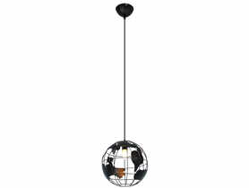Lampa wisząca Planeta 6862/1 black ELEM