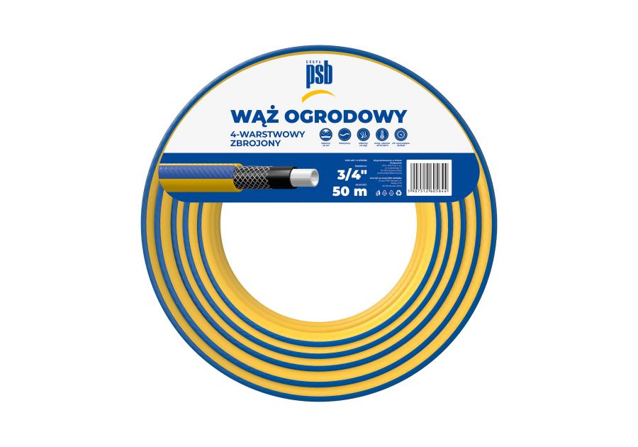 Wąż ogrodowy Quattro 3/4 - 50 m CELL-FAST