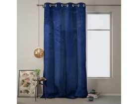 Zasłona Velvet Eyelets ciemnoniebieski 140x270 cm AMELIAHOME