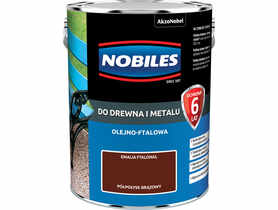 Farba ftalowa do drewna i metalu Ftalonal 5 L brązowy NOBILES