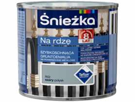 Farba na rdzę szary 0,2 L polysk ŚNIEŻKA