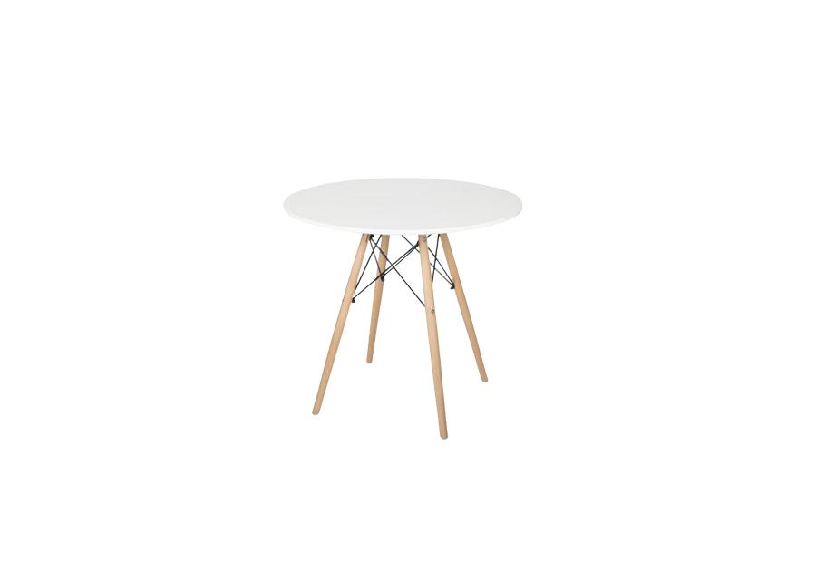 Stół skandynawski Verona 60 cm biały TS INTERIOR