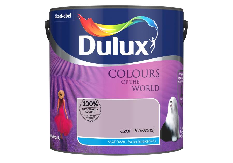 Farba do wnętrz Kolory Świata 2,5 L czar prowansji DULUX
