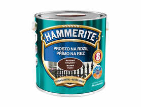 Farba do metalu 2,5 L brązowy mat HAMMERITE