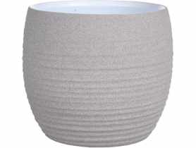 Osłonka doniczkowa 17 cm jasny grafit CERMAX