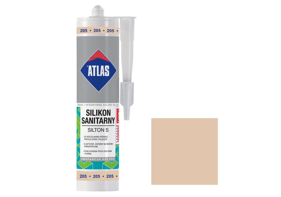 Silikon sanitarny Silton S kremowy ATLAS