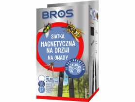 Siatka na drzwi magnetyczna 160x220 biała BROS
