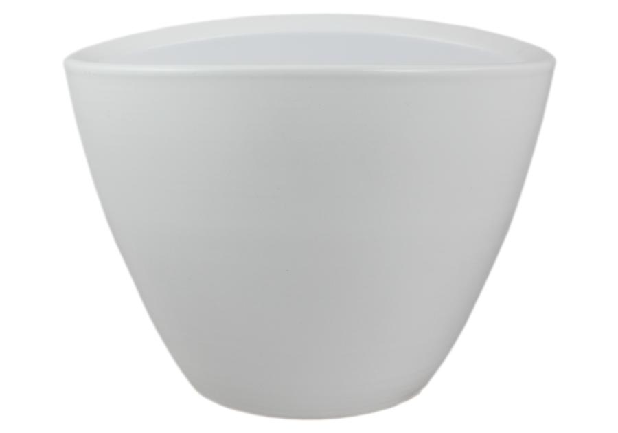Osłonka doniczkowa 353 - 21 cm biała CERMAX