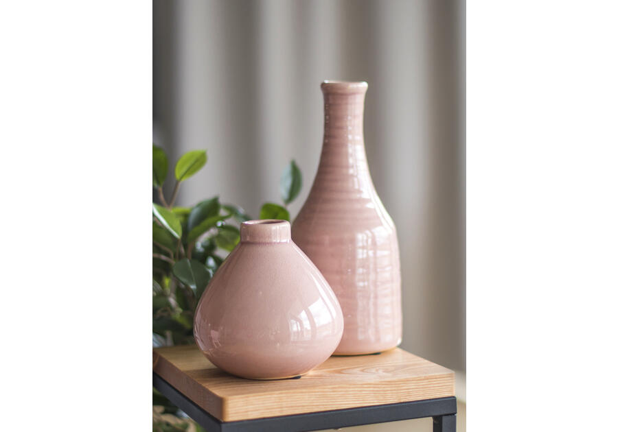 Wazon ceramiczny bańka róż 12 cm DIRECT HG