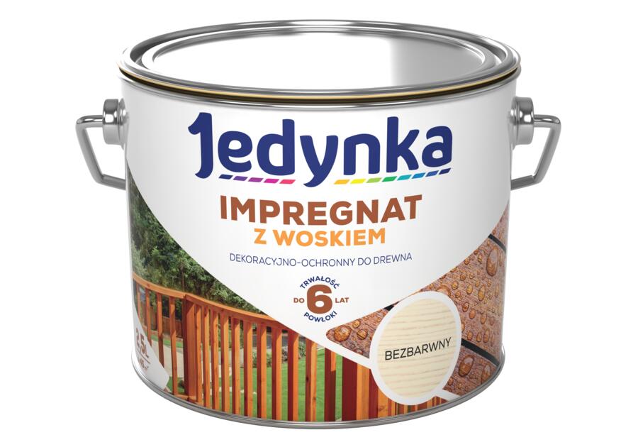 Impregnat do drewna z woskiem bezbarwny 2,5 L JEDYNKA