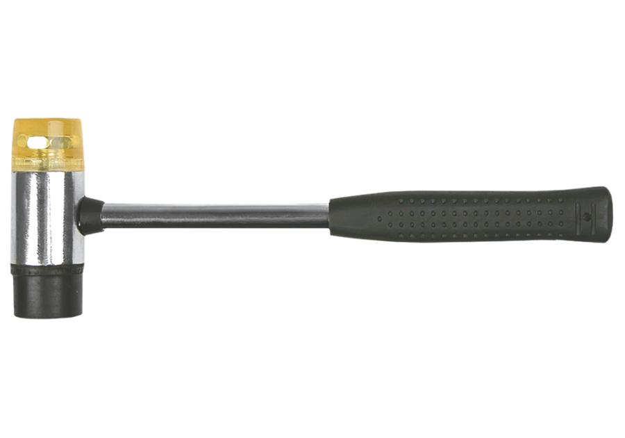 Młotek blacharski, guma/plastik, 35 mm, trzonek metalowy TOP TOOLS
