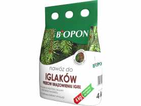 Nawóz do iglaków przeciw brązowieniu igieł 4 kg BIOPON