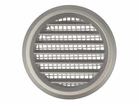 Kratka wentylacyjna drzwiowa okrągła 47 mm satyna VENTS
