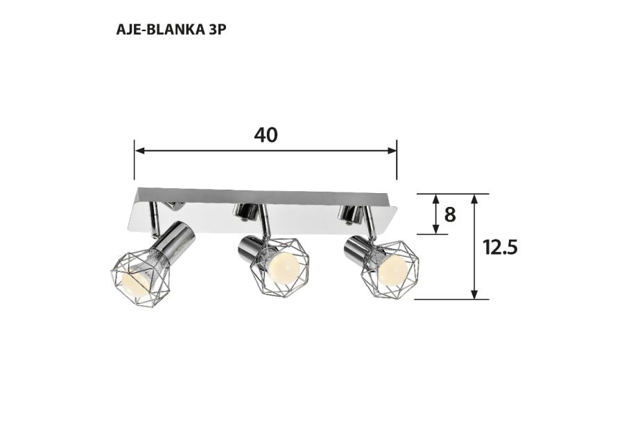 Listwa Aje-Blanka 3P E14 3 x 40W ACTIVEJET