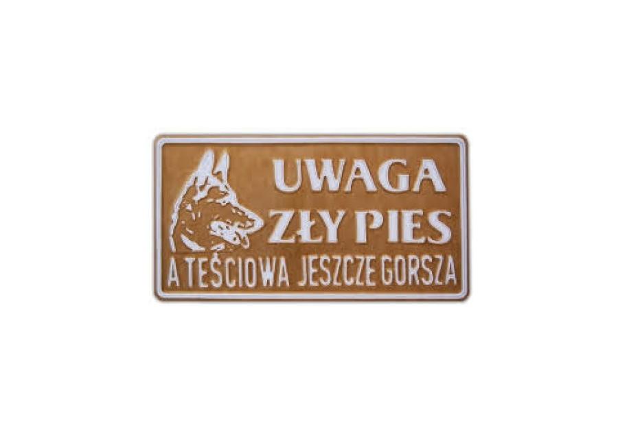 Tabliczka ostrzegawcza 28,5x14 cm duża TATRAPET
