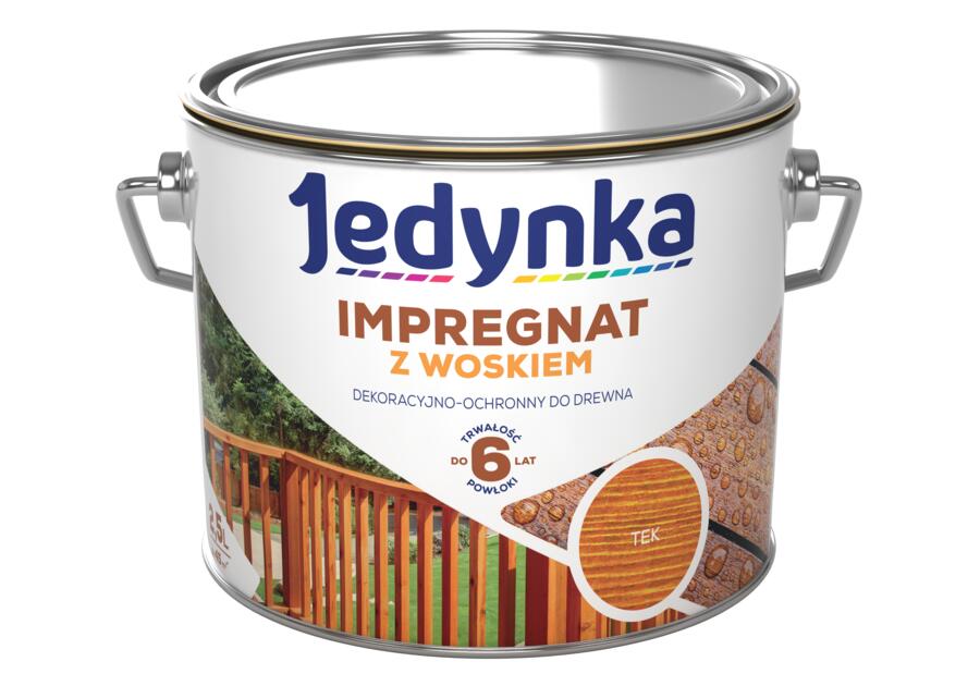Impregnat do drewna z woskiem teak 2,5 L JEDYNKA