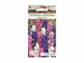Ostróżka ogrodowa jednoroczna mieszanka nasiona tradycyjne 0.8 g W. LEGUTKO
