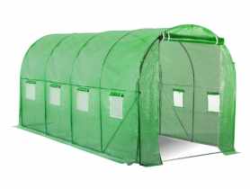 Tunel foliowy ogrodowy Mini Szklarnia 400x250x200 cm EUROHIT