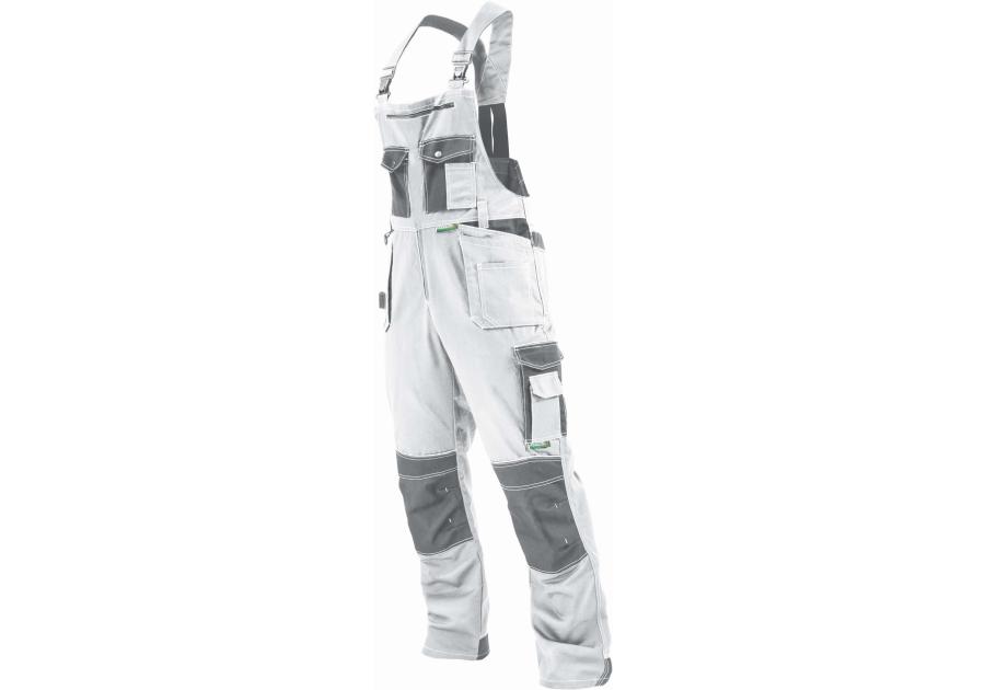 Spodnie robocze ogrodniczki białe Allround line 56-XL STALCO PREMIUM