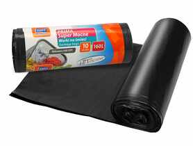 Worki na śmieci Prima 160 L LDPE czarne 10 szt. RAVI