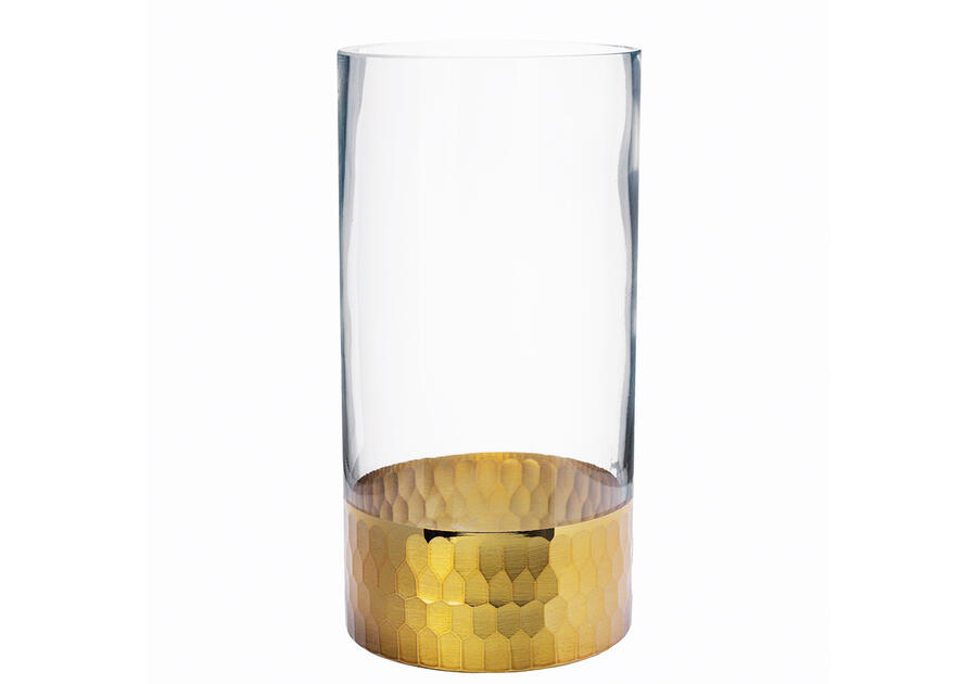Wazon szklany 20 cm Golden Honey ALTOMDESIGN