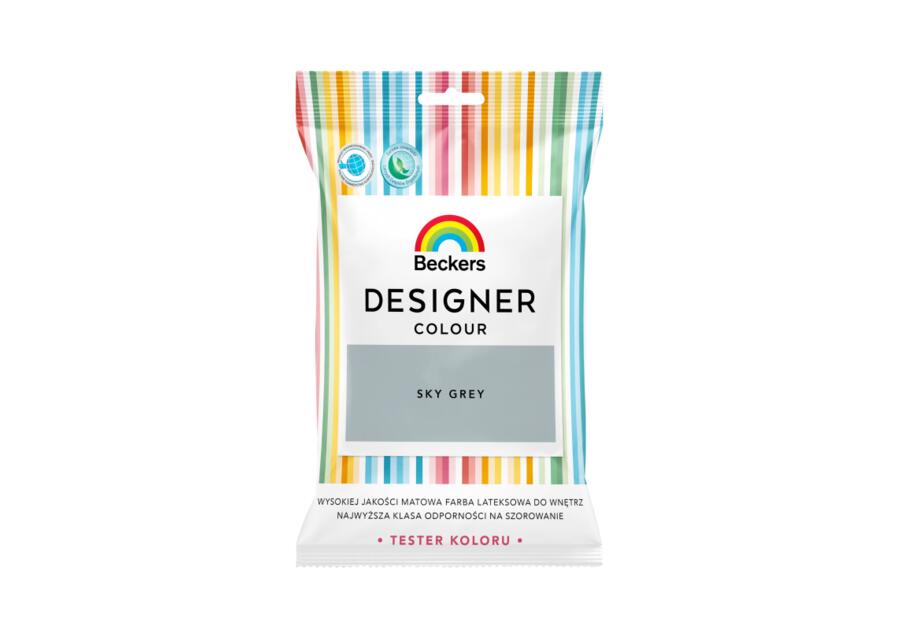 Tester farby Designer Colour sky grey 0,05 L BECKERS