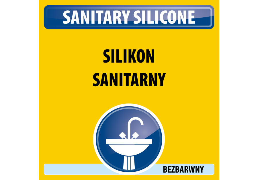 Silikon sanitarny blister 60 g bezbarwny SOUDAL