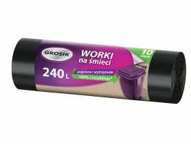 Worki na śmieci LD 240 L - 10 szt. GROSIK