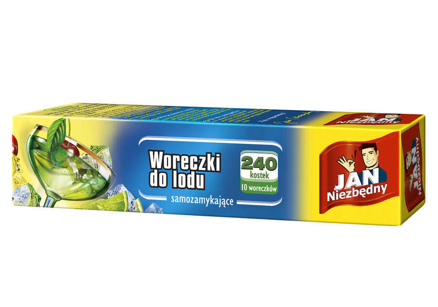 Woreczki do lodu pudełko 240 szt. JAN NIEZBĘDNY