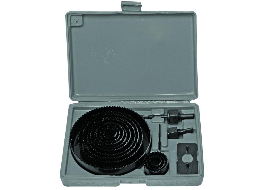 Zestaw otwornic puszkowych do drewna 12 szt. 19-127 mm DEDRA