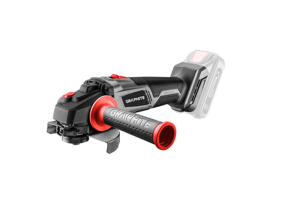 Szlifierka kątowa akumulatorowa Energy+ 18V, Li-Ion, tarcza 125mm, bez akumulatora GRAPHITE