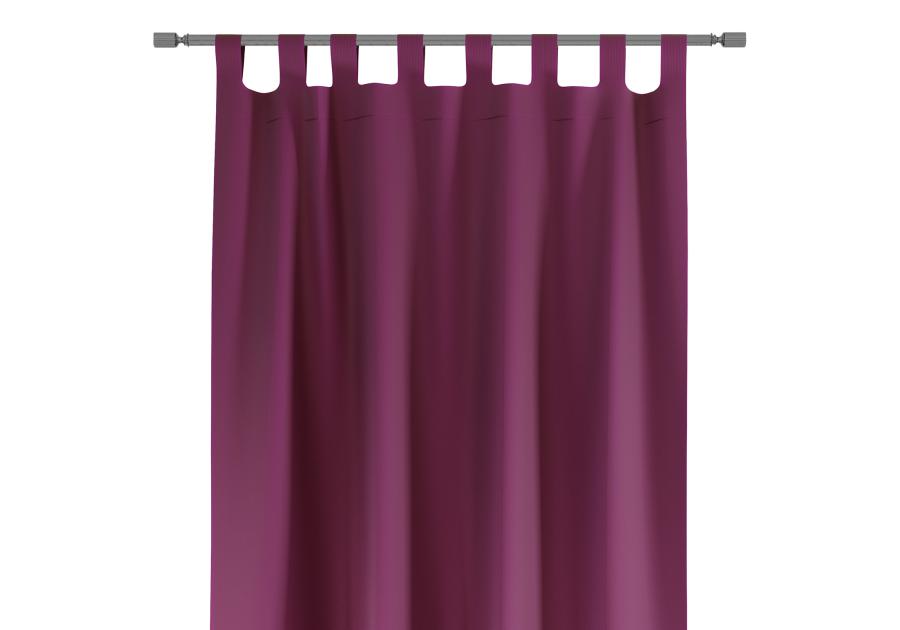 Zasłona Tab burgundowy 140x250 cm AMELIAHOME