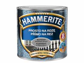 Farba do metalu 0,25 L młotkowy srebrno-szary HAMMERITE