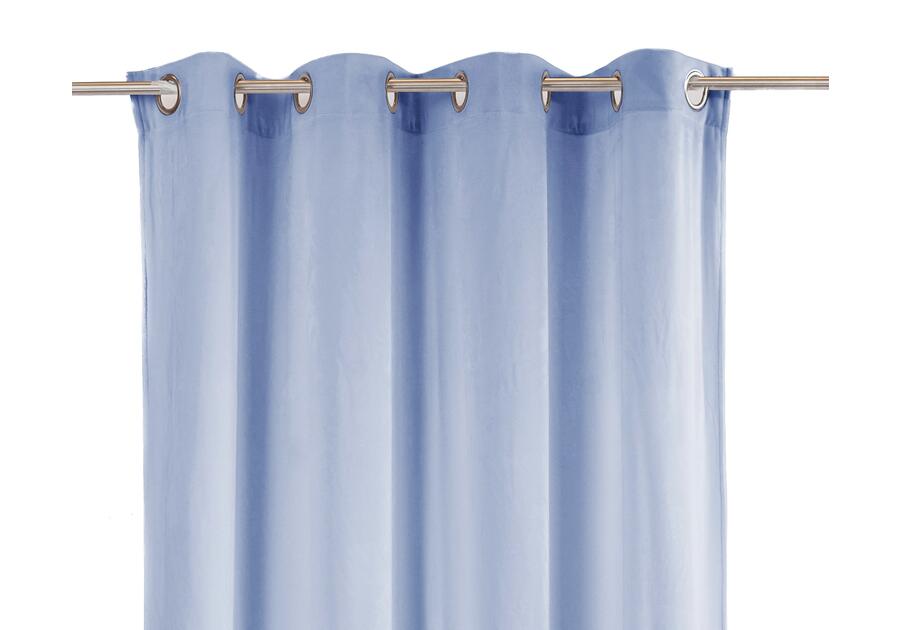 Zasłona welwetowa total chic błękit 140x270 cm CHIC HOME