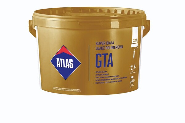 Biała gładź polimerowa Atlas GTA
