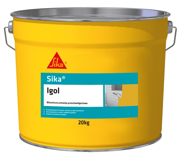 Sika® Igol - Anionowa emulsja bitumiczno‐lateksowa typu AL