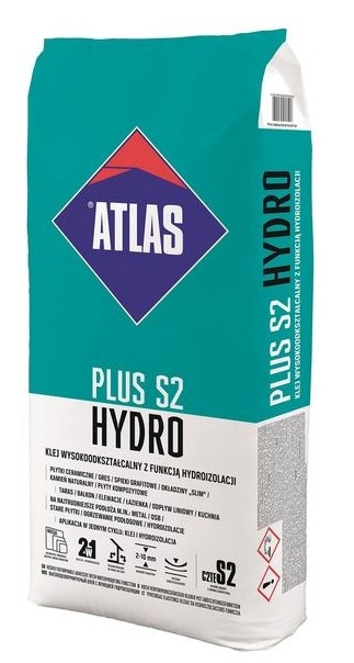 Klej z funkcją hydroizolacji ATLAS PLUS S2 HYDRO