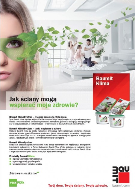 Baumit Klima - jak ściany mogą wspierać moje zdrowie?