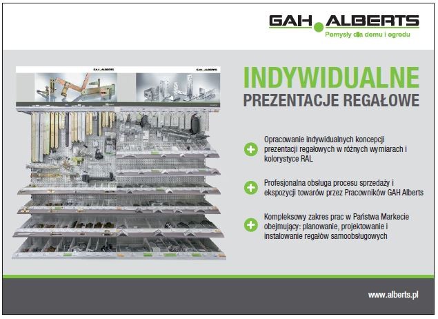 Gah Alberts - Indywidualne prezentacje regałowe