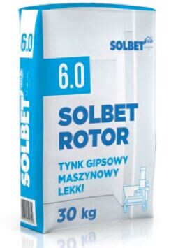 SOLBET º Tynk gipsowy maszynowy lekki ROTOR 6.0