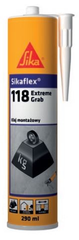 SIKAFLEX® -118 EXTREME GRAB – błyskawiczny klej konstrukcyjny